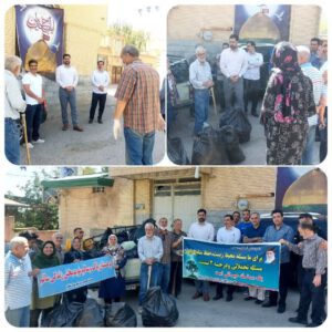 🔺حضور محمد عباس ظریفی فرماندار شهرستان نطنز در برنامه زیست محیطی پاکسازی روستای اوره