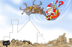 بابانوئل در غزه!